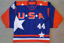 Mighty Ducks D2 Movie Team USA Ice Hockey Jersey Red Blue – Jersey